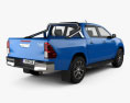 Toyota Hilux Двойная кабина SR5 2018 3D модель back view