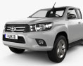 Toyota Hilux Extra Cab SR 2018 3D-Modell