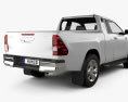 Toyota Hilux Extra Cab SR 2018 3D 모델 