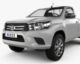 Toyota Hilux Cabina Singola SR 2018 Modello 3D