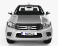 Toyota Hilux Cabina Simple SR 2018 Modelo 3D vista frontal