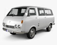 Toyota Hiace Furgoneta de Pasajeros 1967 Modelo 3D