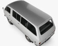Toyota Hiace Passenger Van 1967 3D-Modell Draufsicht
