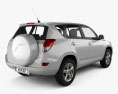 Toyota RAV4 2008 3D模型 后视图