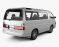Toyota Hiace Passenger Van (JP) 2002 3D-Modell Rückansicht