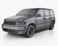 Toyota Probox Van 2014 Modelo 3D wire render