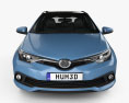 Toyota Auris Touring Sports hybrid 2018 3d model front view