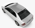 Toyota Corolla 轿车 2007 3D模型 顶视图