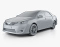 Toyota Camry (XV50) RZ SE 2016 3Dモデル clay render