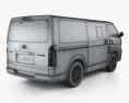 Toyota Hiace LWB Combi 인테리어 가 있는 2014 3D 모델 
