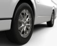 Toyota Hiace LWB Combi HQインテリアと 2014 3Dモデル
