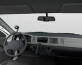 Toyota Hiace LWB Combi with HQ interior 2014 3d model dashboard