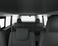 Toyota Hiace LWB Combi com interior 2014 Modelo 3d
