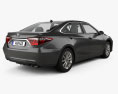 Toyota Camry Limited 2017 3D 모델  back view
