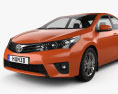 Toyota Corolla Limited 2017 3D 모델 