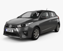 Toyota Yaris SE plus 2017 3D model