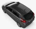 Toyota Yaris SE plus 2017 3D模型 顶视图