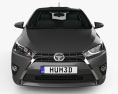 Toyota Yaris SE plus 2017 Modello 3D vista frontale