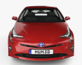 Toyota Prius 2018 3d model front view