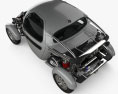 Toyota Kikai 2018 3D модель top view