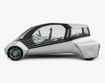 Toyota FCV Plus 2018 3D-Modell Seitenansicht