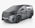 Toyota Alphard (CIS) 2018 3d model wire render