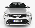 Toyota Camry Elegance Plus (CIS) 2017 3D模型 正面图