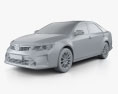 Toyota Camry Elegance Plus (CIS) 2017 3D-Modell clay render