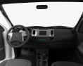 Toyota Hilux Double Cab with HQ interior 2018 3d model dashboard