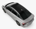 Toyota Mirai mit Innenraum 2017 3D-Modell Draufsicht