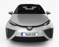 Toyota Mirai con interni 2017 Modello 3D vista frontale