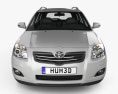 Toyota Avensis wagon 2008 3d model front view