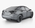 Toyota Corolla LE Eco (US) HQインテリアと 2017 3Dモデル