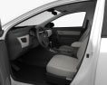 Toyota Corolla LE Eco (US) con interni 2017 Modello 3D seats