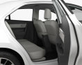 Toyota Corolla LE Eco (US) 인테리어 가 있는 2017 3D 모델 