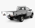 Toyota Hilux Single Cab Alloy Tray SR 2018 3D 모델  back view