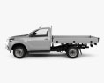 Toyota Hilux Single Cab Alloy Tray SR 2018 3D 모델  side view