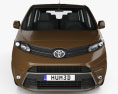 Toyota Proace 2019 3D 모델  front view