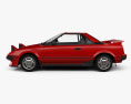 Toyota MR2 1984 3d model side view