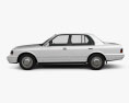 Toyota Crown 1995 3D 모델  side view