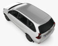 Toyota Avanza SE 2018 3D-Modell Draufsicht