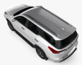 Toyota Fortuner VXR 2019 3D-Modell Draufsicht