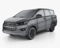 Toyota Innova G 2019 3D 모델  wire render