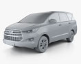 Toyota Innova G 2019 3D-Modell clay render
