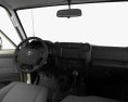 Toyota Land Cruiser Single Cab Pickup with HQ interior 2014 3d model dashboard