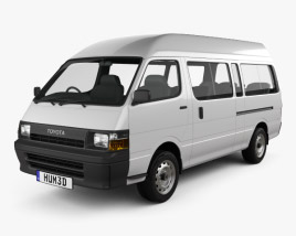 Toyota HiAce Commuter 1996 3D модель