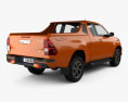 Toyota Hilux Двойная кабина Revo TRD Sportivo 2019 3D модель back view