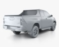 Toyota Hilux ダブルキャブ Revo TRD Sportivo 2019 3Dモデル
