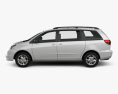Toyota Sienna LE 2007 3d model side view