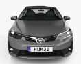 Toyota Corolla 2019 3d model front view
